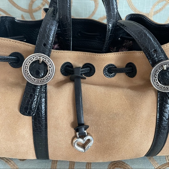 Suede Brighton Handbag, Cinclaire Brighton Bag - Picture 13 of 15